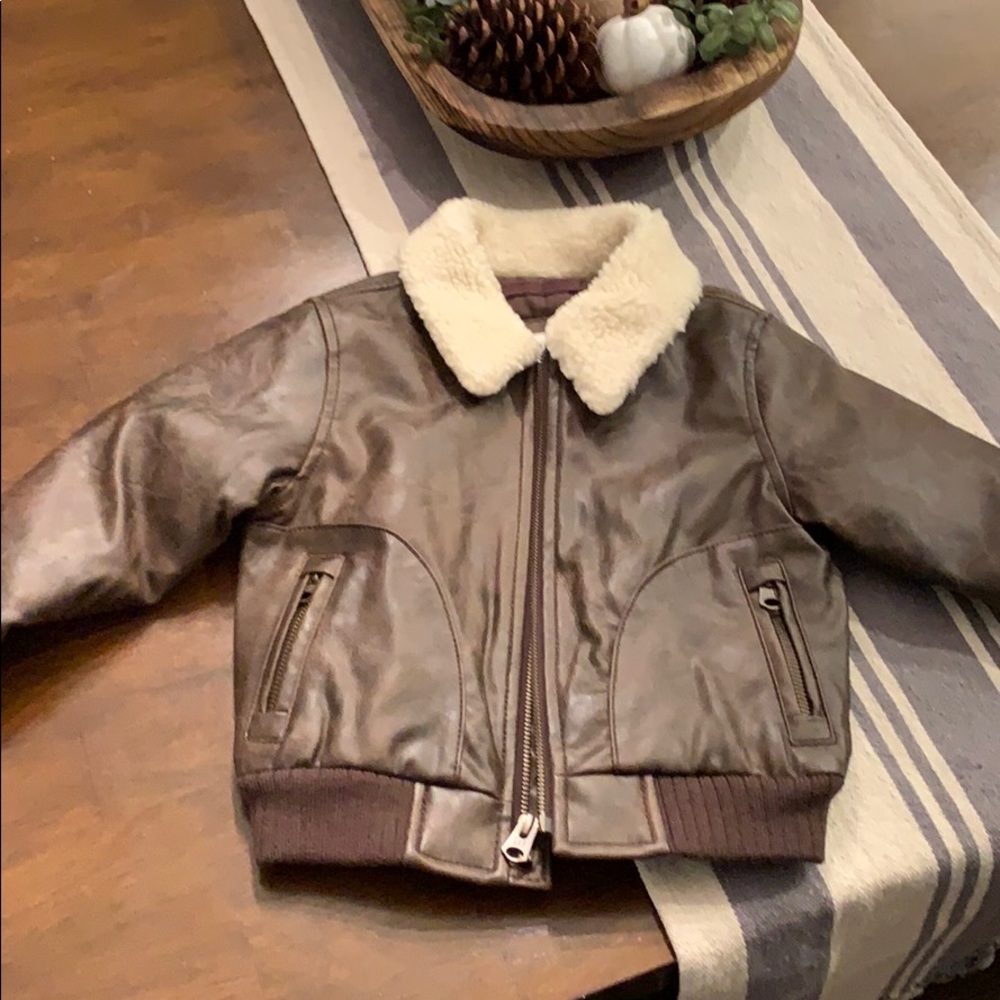 NWOT Gap Kids aviator bomber jacket size 2